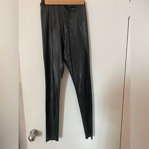 Leather leggings